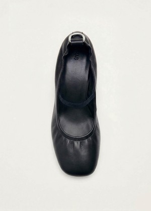 Rhiane Black Leather Pumps from Alohas