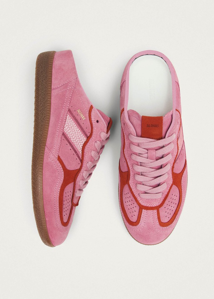 Tb.490 Mule Sea Pink Leather Sneakers from Alohas