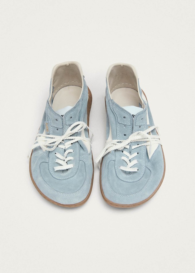 Tb.83 Barefoot Suede Dusty Blue Leather Sneakers from Alohas