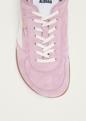 Tb.83 Barefoot Suede Pink Leather Sneakers from Alohas