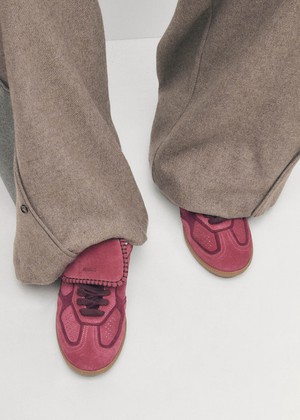 Tb.490 Club Suede Raspberry Leather Sneakers from Alohas
