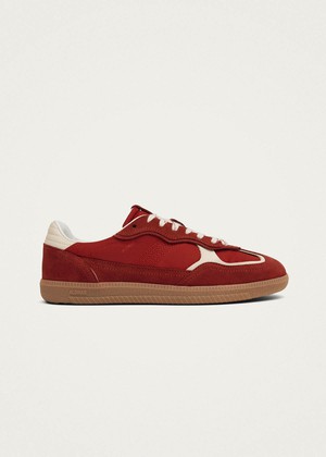 Tb.490 Rife Sheen Red Leather Sneakers from Alohas