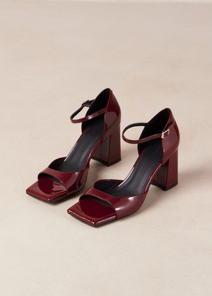 Argil Onix Red Leather Sandals from Alohas