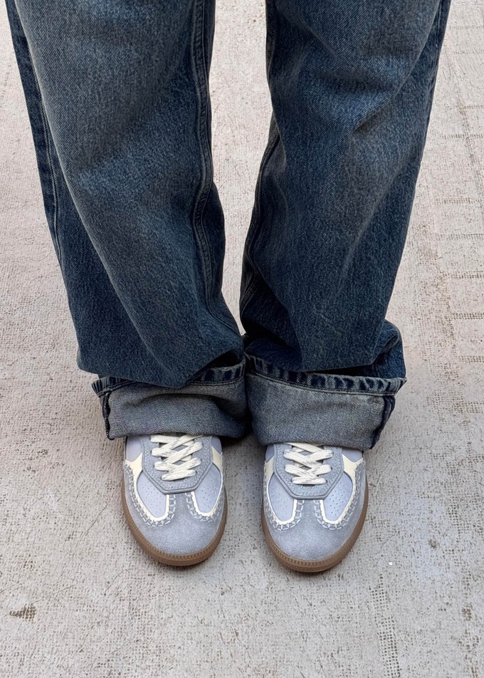 Tb.490 Recycled Pale Blue Leather Sneakers from Alohas