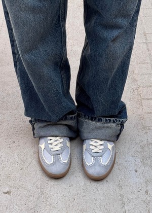 Tb.490 Recycled Pale Blue Leather Sneakers from Alohas