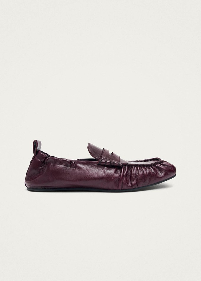 Sage Burgundy Leather Loafers from Alohas