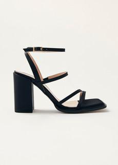 Alexa Silky Black Sandals via Alohas