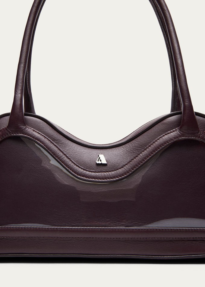 Hilma Vinyl Burgundy Leather Bag from Alohas