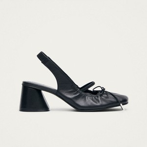 Marly Black Leather Pumps from Alohas
