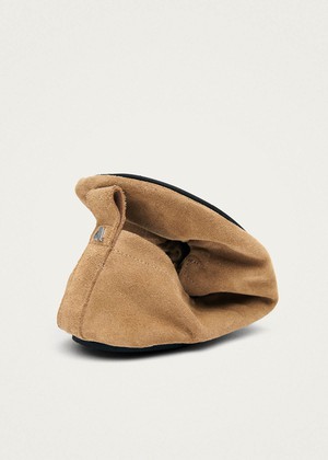 Rosalind Barefoot Suede Sand Leather Ballet Flats from Alohas