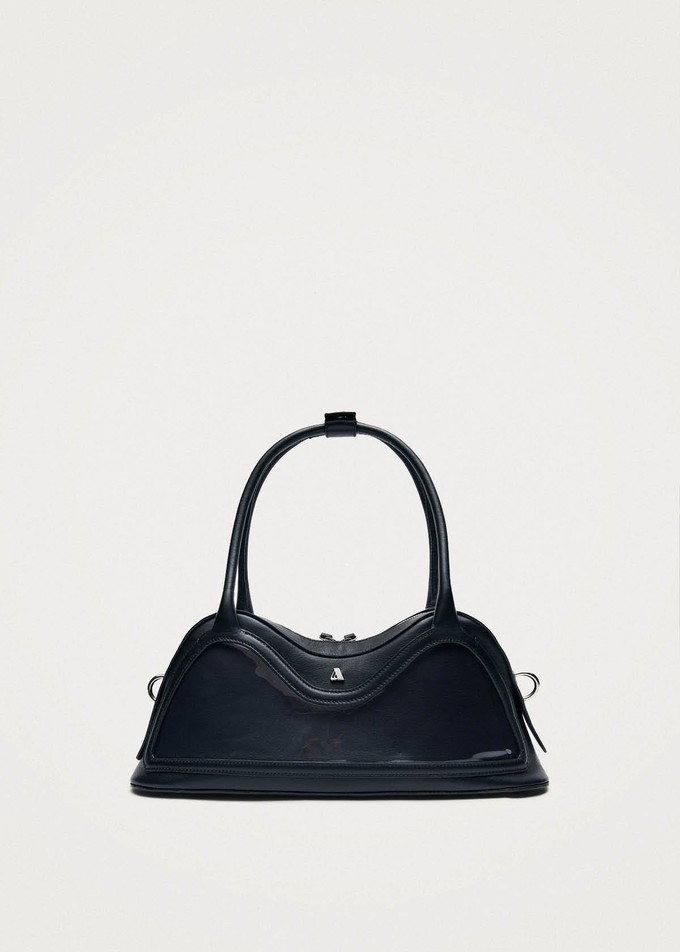 Hilma Vinyl Black Leather Bag from Alohas