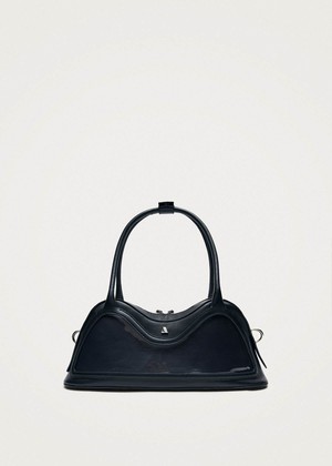 Hilma Vinyl Black Leather Bag from Alohas