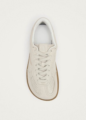 Tb.00 Barefoot Cream Leather Sneakers from Alohas