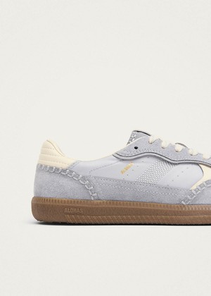Tb.490 Recycled Pale Blue Leather Sneakers from Alohas