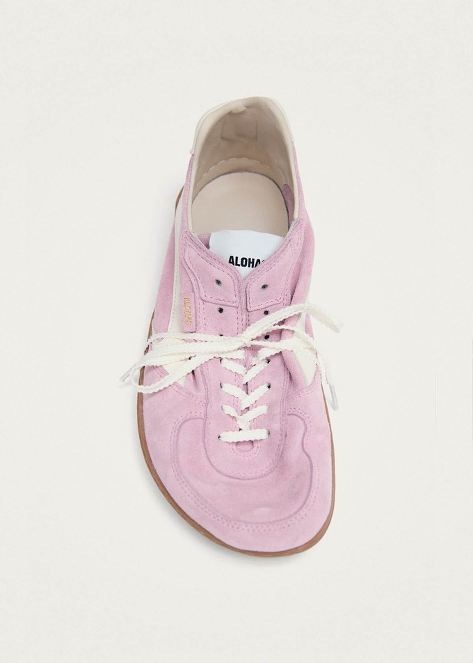 Tb.83 Barefoot Suede Pink Leather Sneakers from Alohas