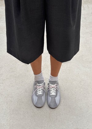 Tb.267 Welle Nylon Pale Blue Leather Sneakers from Alohas
