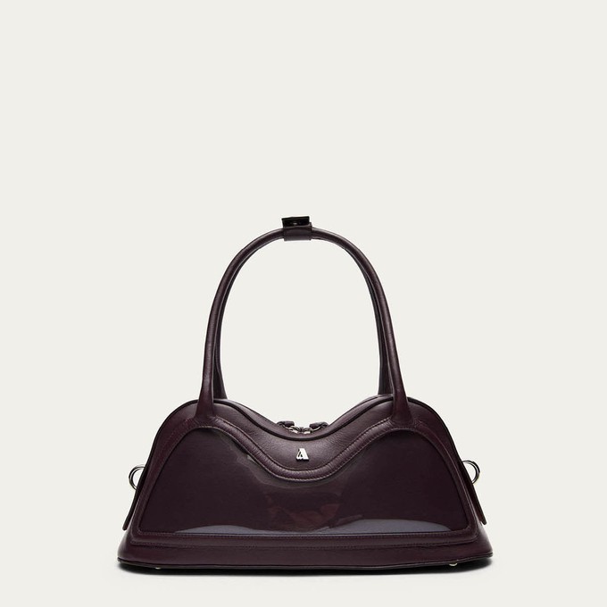 Hilma Vinyl Burgundy Leather Bag from Alohas