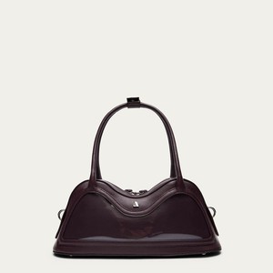 Hilma Vinyl Burgundy Leather Bag from Alohas