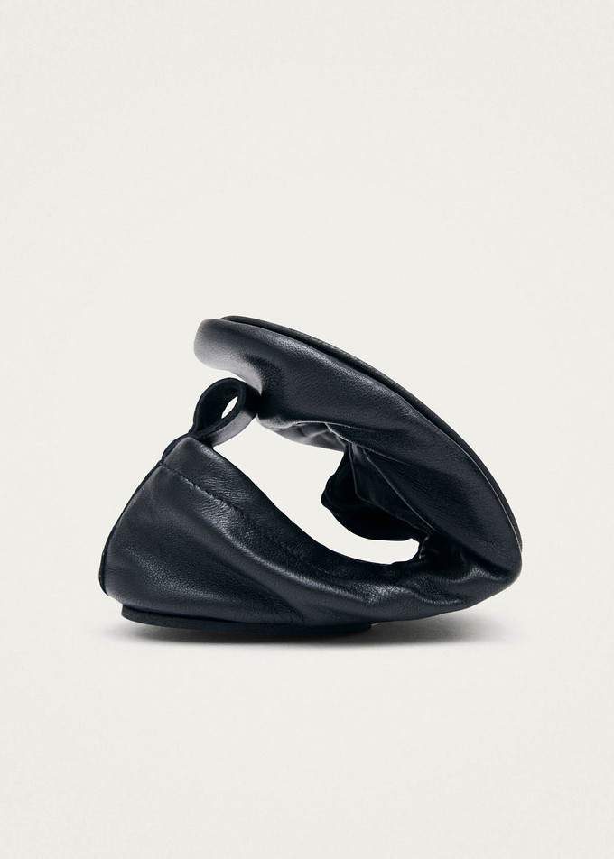 Rosalind Barefoot Black Leather Ballet Flats from Alohas