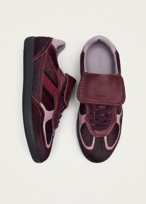 Tb.490 Club Soft Burgundy Leather Sneakers from Alohas