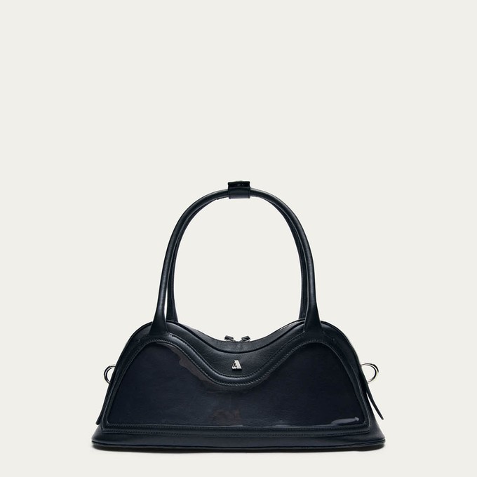 Hilma Vinyl Black Leather Bag from Alohas