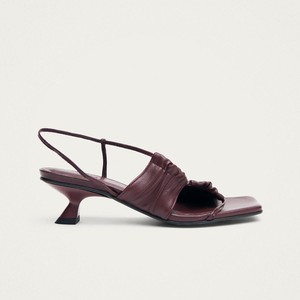 Juniper Burgundy Leather Sandals from Alohas