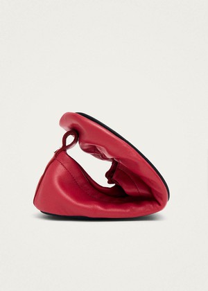 Rosalind Barefoot Red Leather Ballet Flats from Alohas