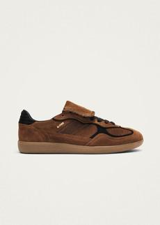 Tb.490 Club Suede Brown Leather Sneakers via Alohas