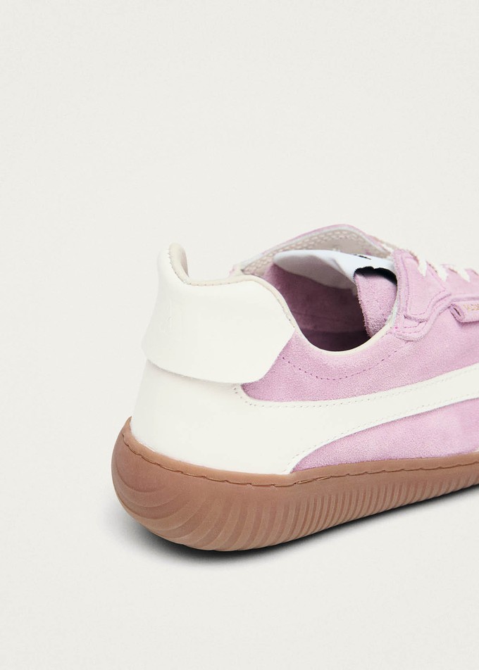 Tb.83 Barefoot Suede Pink Leather Sneakers from Alohas