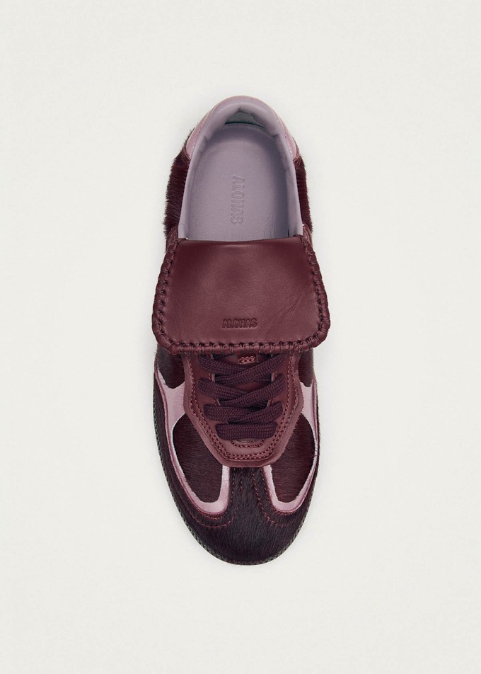 Tb.490 Club Soft Burgundy Leather Sneakers from Alohas