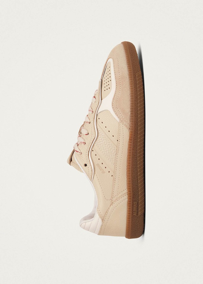Tb.490 Rife Grain Cream Leather Sneakers from Alohas
