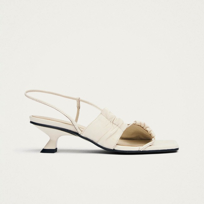 Juniper Cream Leather Sandals from Alohas