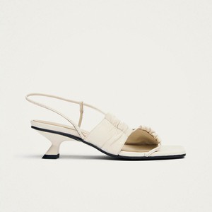 Juniper Cream Leather Sandals from Alohas