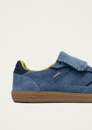 Tb.490 Club Suede Blue Leather Sneakers from Alohas