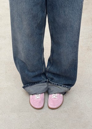 Tb.83 Barefoot Suede Pink Leather Sneakers from Alohas