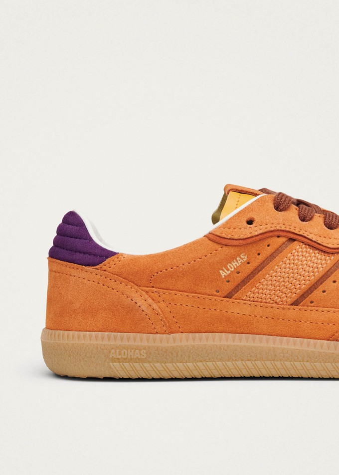 Tb.490 Rife Orange Leather Sneakers from Alohas