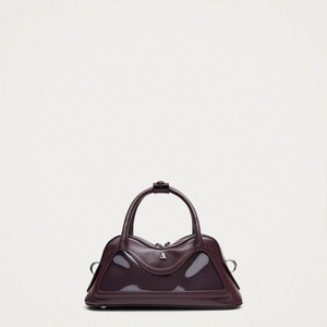 Hilma Mini Vinyl Burgundy Leather Bag from Alohas