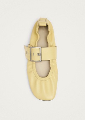Sarea Vanilla Leather Ballet Flats from Alohas