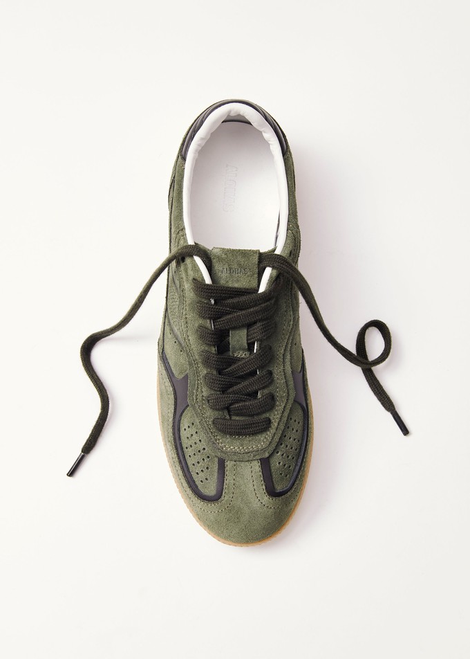 Tb.490 Rife Dusty Olive Leather Sneakers from Alohas