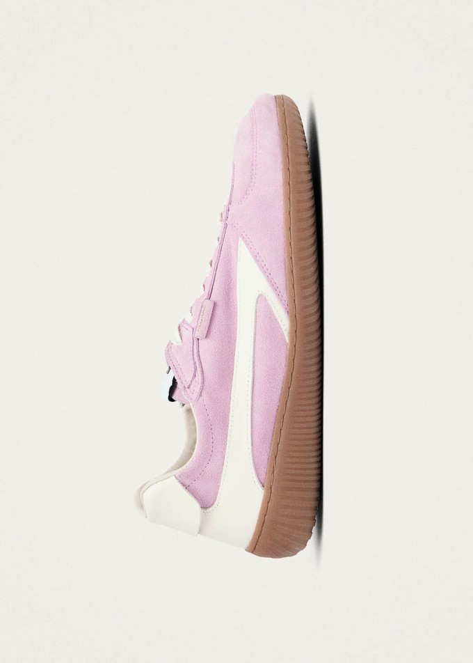 Tb.83 Barefoot Suede Pink Leather Sneakers from Alohas