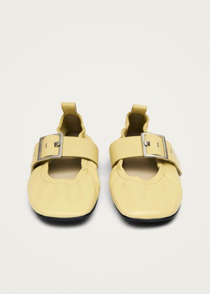 Sarea Vanilla Leather Ballet Flats from Alohas