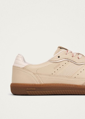 Tb.490 Rife Grain Cream Leather Sneakers from Alohas