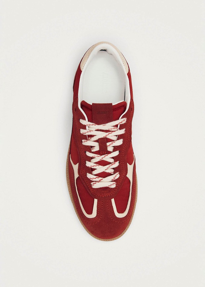 Project Cece | Tb.490 Rife Sheen Red Leather Sneakers