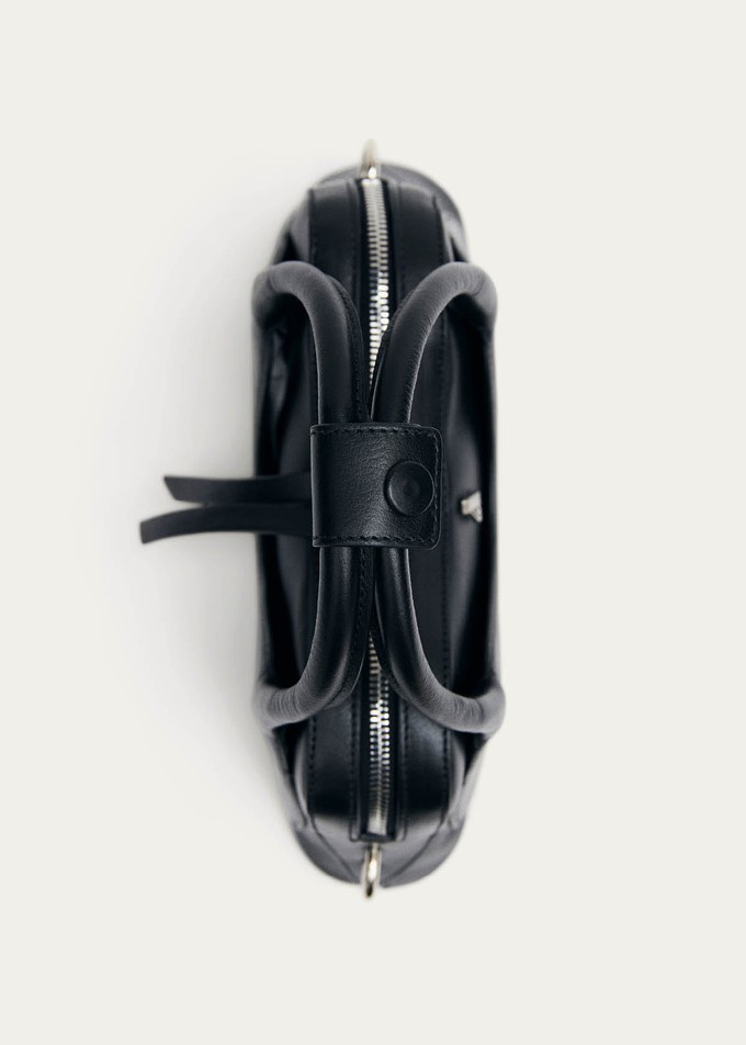 Hilma Mini Black Leather Bag from Alohas