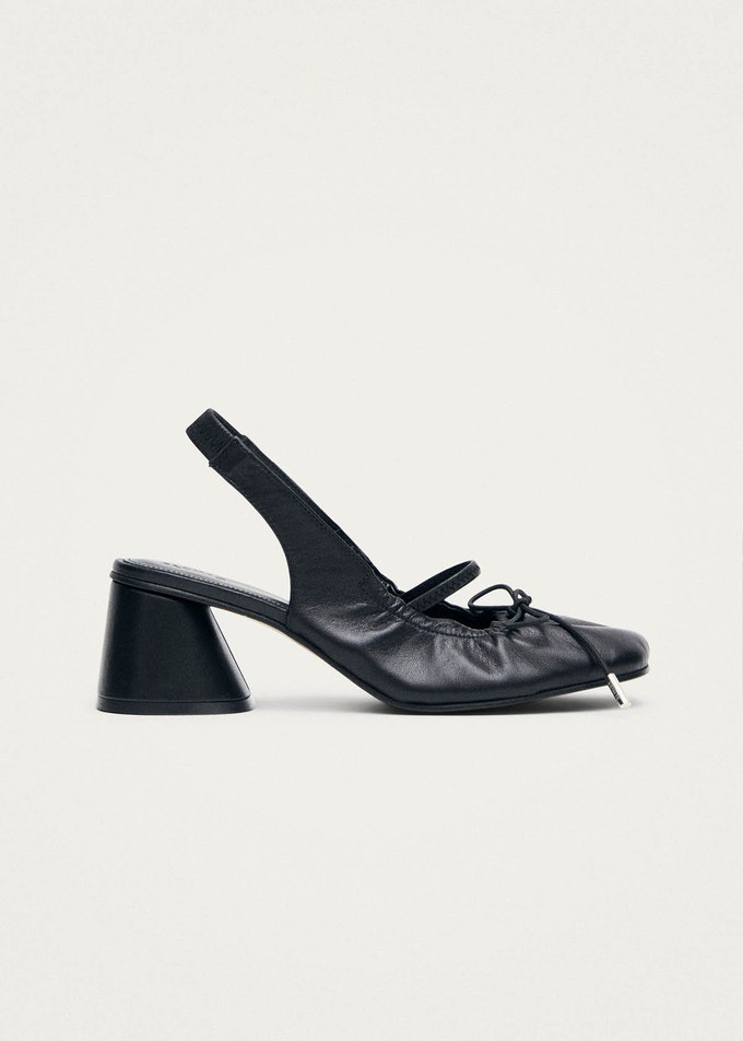 Marly Black Leather Pumps from Alohas