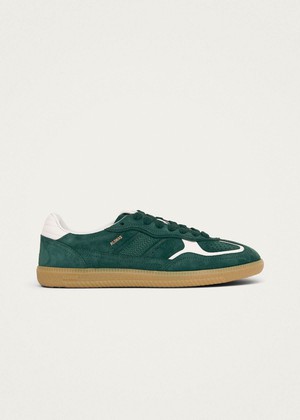 Tb.490 Rife Forest Green Leather Sneakers from Alohas