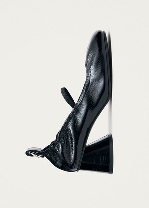 Rhiane Patent Black Leather Pumps from Alohas