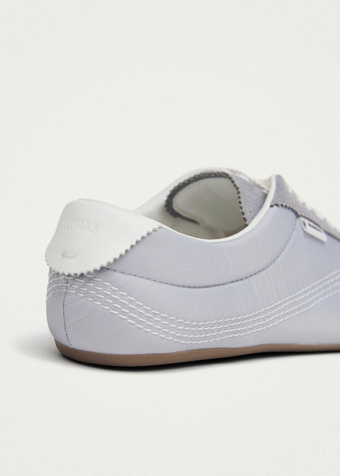 Tb.267 Welle Nylon Pale Blue Leather Sneakers from Alohas
