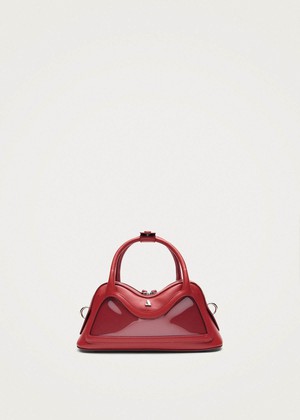 Hilma Mini Vinyl Red Leather Bag from Alohas