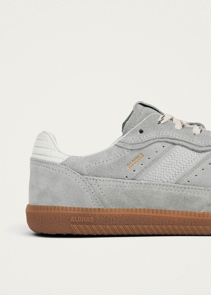 Tb.490 Rife Grey Leather Sneakers from Alohas